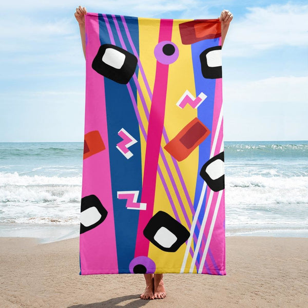 Patterned Towel |  Crazy Underworld Abstract