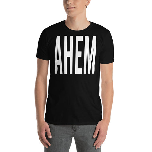 Ähm, kurzes, positives, motivierendes T-Shirt mit prägnanten Worten.