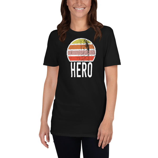Hero Vintage Sunset Short-Sleeve Unisex T-Shirt