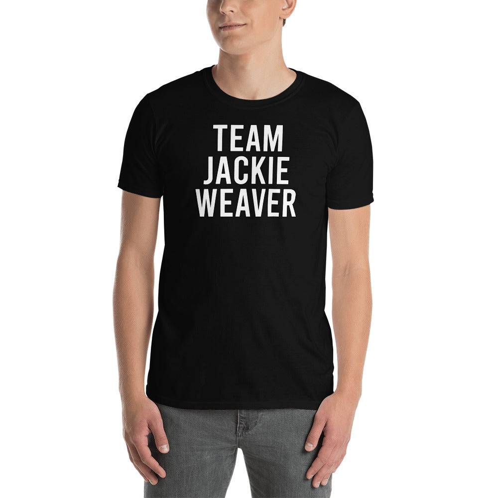 Camiseta unisex divertida para fanáticos del equipo Jackie Weaver