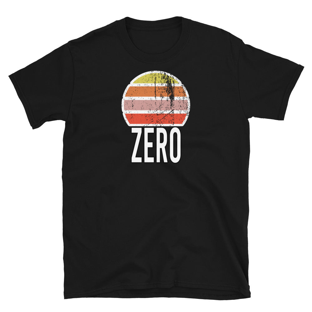 Zero Vintage Sonnenuntergang Kurzärmeliges Unisex-T-Shirt