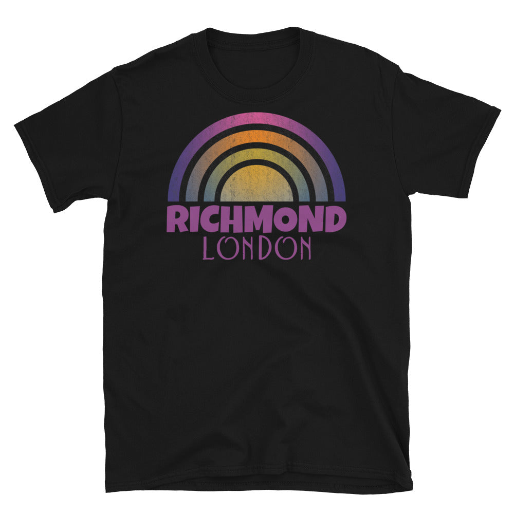 Camiseta gráfica retrowave de Richmond London