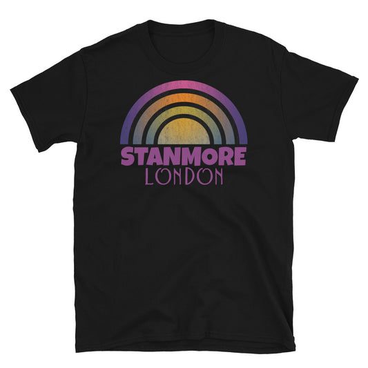 Camiseta gráfica retrowave de Stanmore London