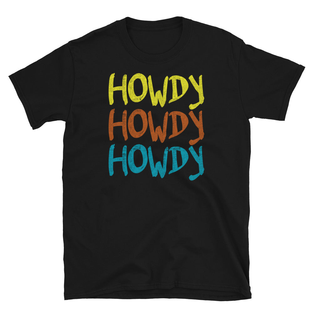 T-Shirt mit „Howdy Howdy Howdy“-Slogan