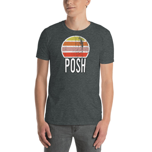 Posh Vintage Sunset Short-Sleeve Unisex T-Shirt