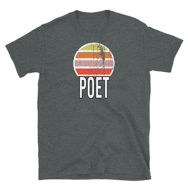 Poet Vintage Sunset Short-Sleeve Unisex T-Shirt