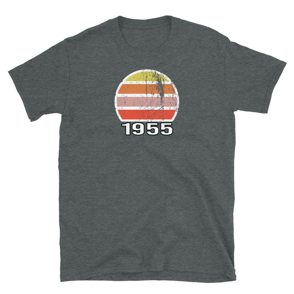 1955 Birthday Year T-Shirt | Vintage Style Short-Sleeve Unisex