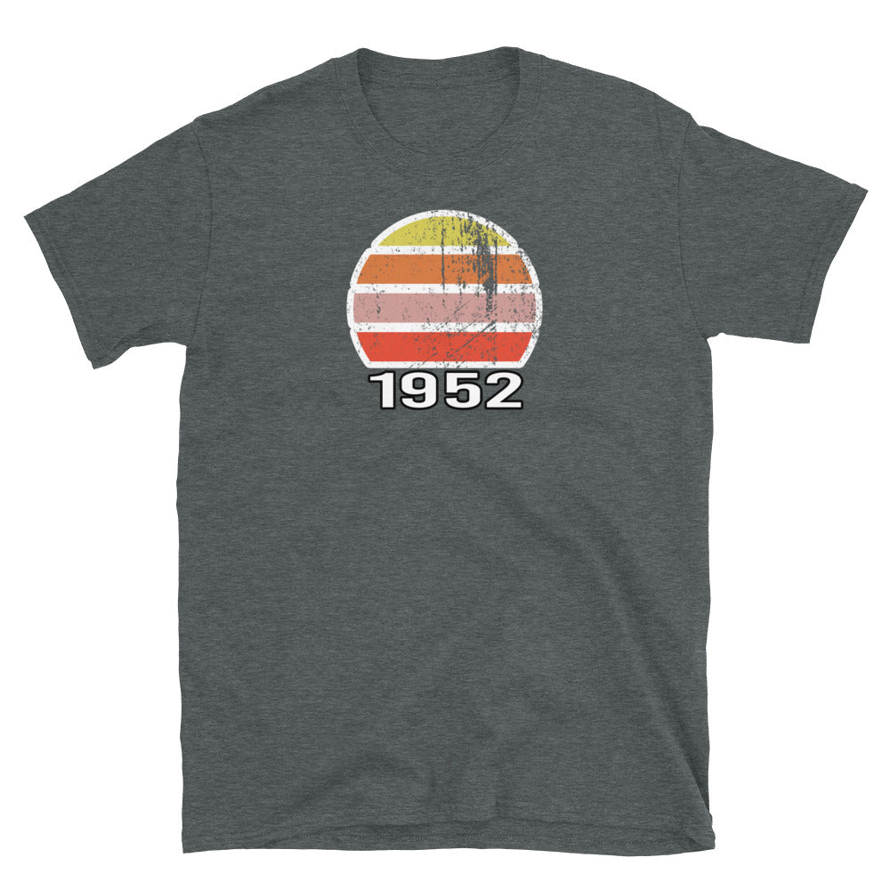 1952 Birthday Year T-Shirt | Vintage Style Short-Sleeve Unisex