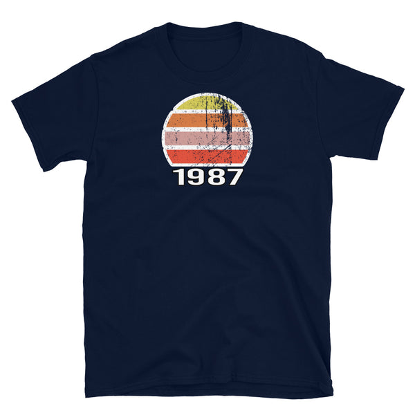 1987 Birthday Year Vintage Style Short-Sleeve Unisex T-Shirt