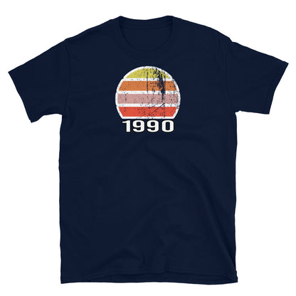 1990 Birthday Year Vintage Style Short-Sleeve Unisex T-Shirt