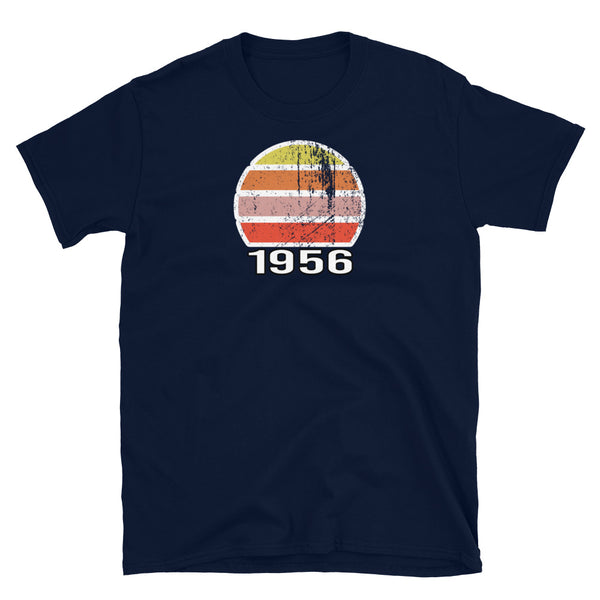 1956 Birthday Year T-Shirt | Vintage Style Short-Sleeve Unisex