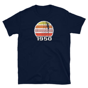 1950 Birthday Year T-Shirt | Vintage Style Short-Sleeve Unisex