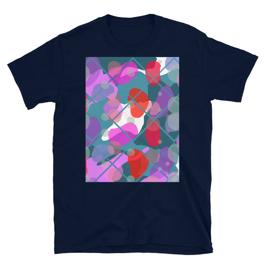 Patterned Short-Sleeve Unisex T-Shirt | Teal | Visionary Skies Collection