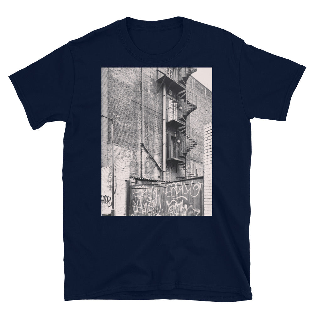 Camiseta unisex de manga corta | Urban Fire Escape | London Grit