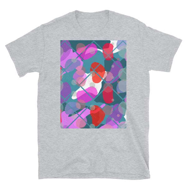 Patterned Short-Sleeve Unisex T-Shirt | Teal | Visionary Skies Collection