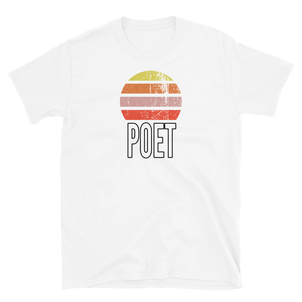 Poet Vintage Sunset Short-Sleeve Unisex T-Shirt