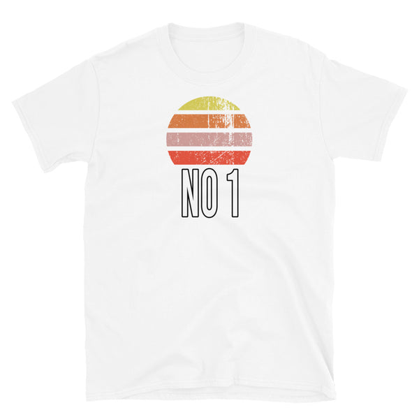 No. 1 Vintage Sunset Short-Sleeve Unisex T-Shirt
