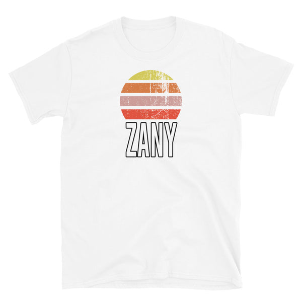 Zany Vintage Sunset Short-Sleeve Unisex T-Shirt