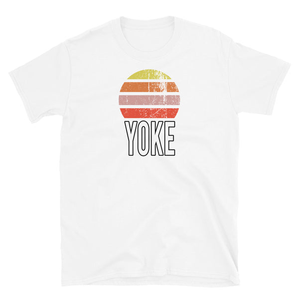 Yoke Vintage Sunset Short-Sleeve Unisex T-Shirt