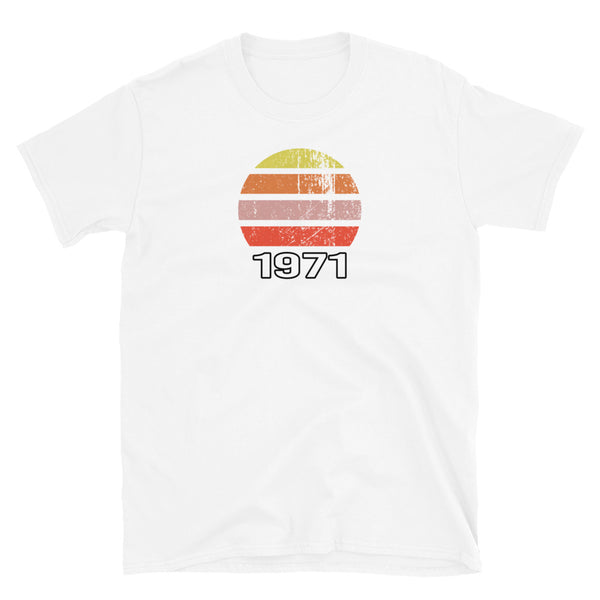 1971 Birthday Year Vintage Style Short-Sleeve Unisex T-Shirt