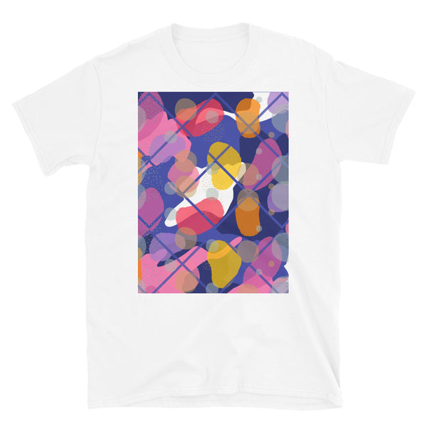 Patterned Short-Sleeve Unisex T-Shirt | Blue | Visionary Skies Collection