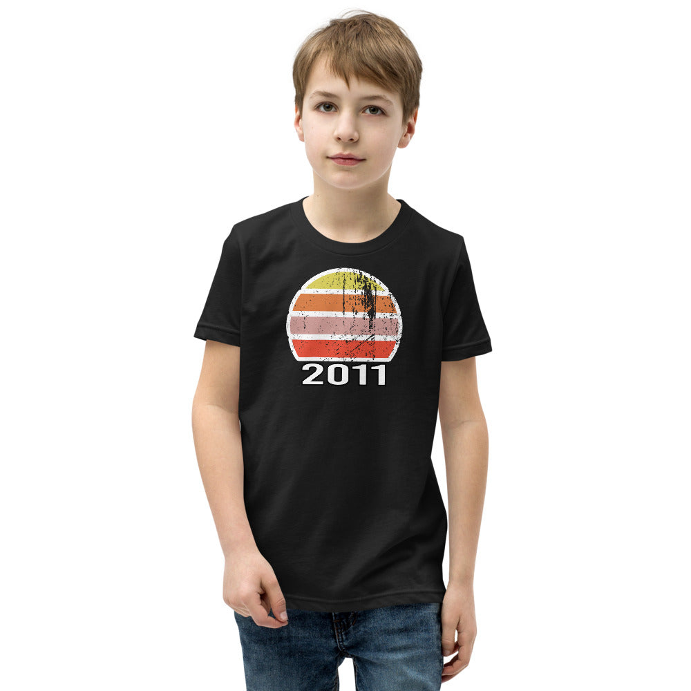 2011 Birthday Year Vintage Style Youth Short-Sleeve T-Shirt